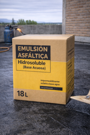 Emulsión Asfáltica Hidrosoluble 18 L